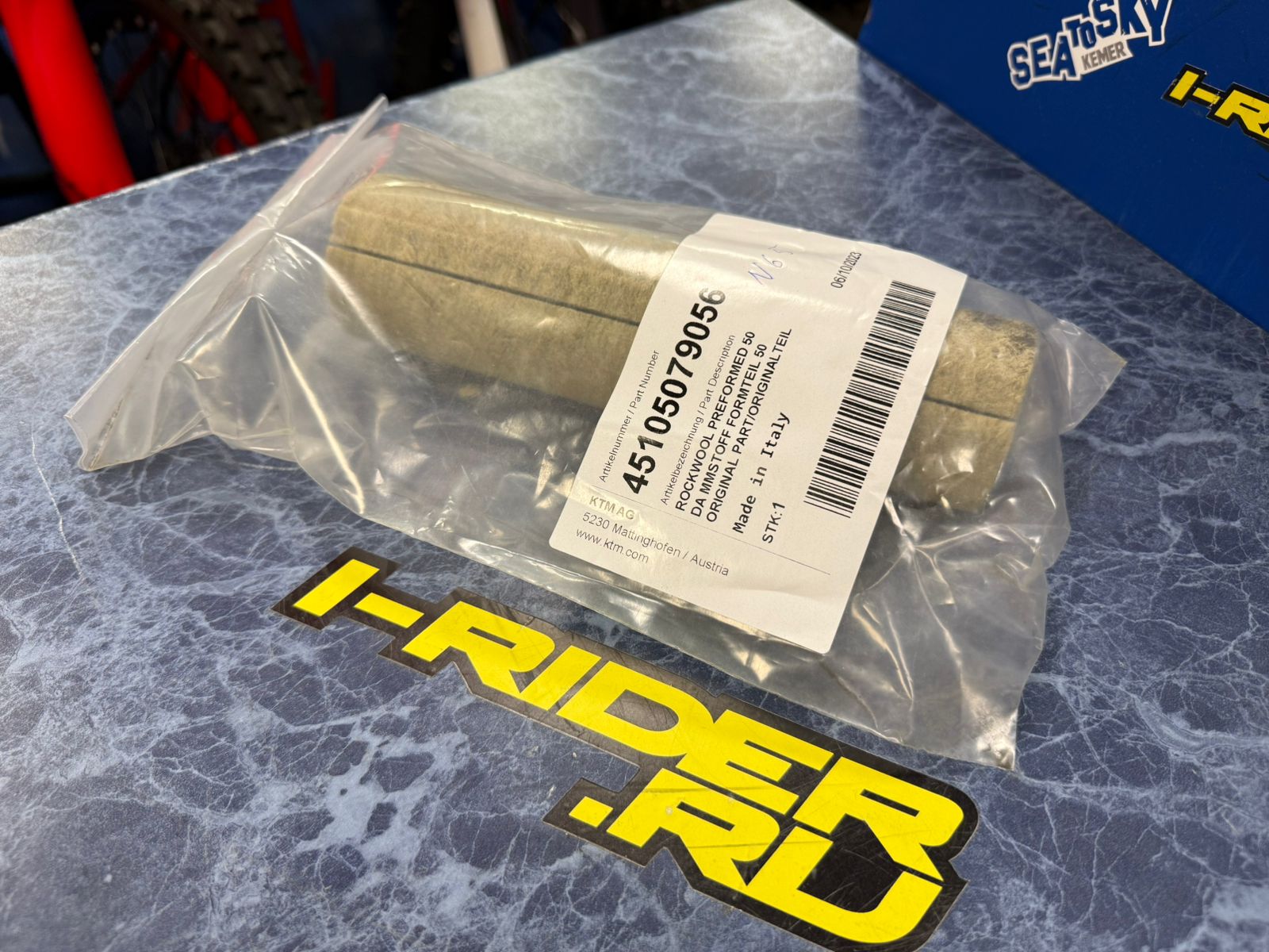 Набивка глушителя KTM OEM 45105079056 SX 50 65 2002+