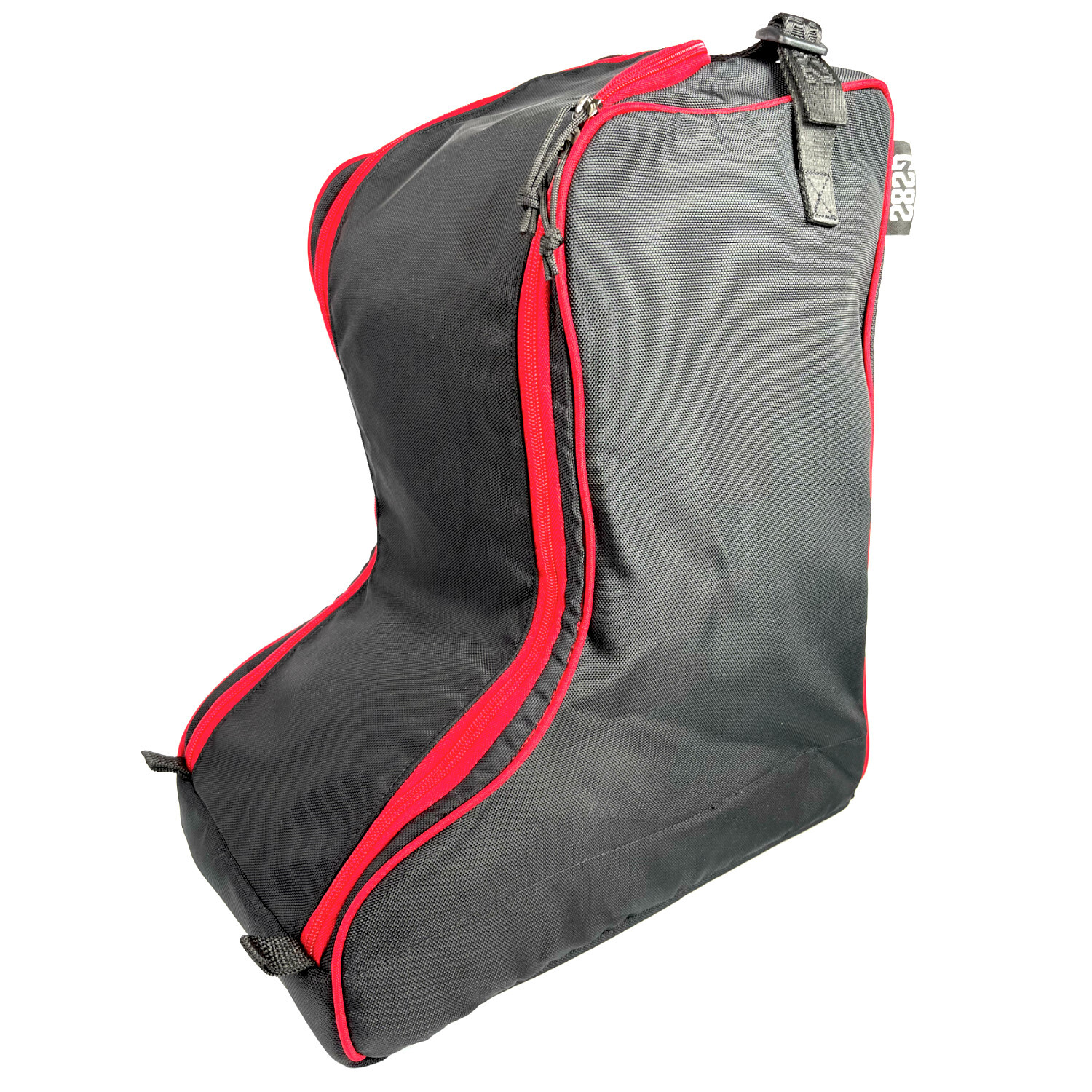 Сумка для мотобот CNC черно красная