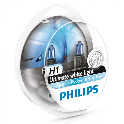 H1 Philips DiamondVision 12V 55W 12258DVS2