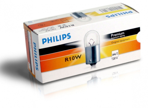 R10W Philips 12V 1шт 12814CP