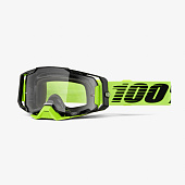 Очки 100% Armega Neon Yellow / Clear 50004-00032