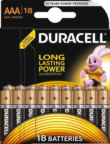 Батарейка Duracell 24A LR03 / AAA BL4 1шт "мизинчиковая"