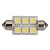 Диод T10 31mm 6SMD (c5w, белый)