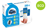 Автосигнализация с обратной связью StarLine S66 ECO 2CAN 2LIN GSM