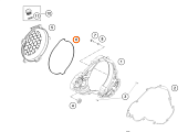 Прокладка крышки сцепления KTM OEM A48030027000 EXC TBI 2024-2026