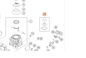 Набор прокладок для замены поршня KTM OEM A44030097000 TBI 2024+
