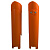 Защита вилки Polisport 8398500001 KTM SX-SX-F '08-14-EXC '08-15, HQV TE-FE '14-15 оранжевая