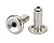 Заглушки в руль ODI ALUMINUM END PLUGS Silver, F71APS