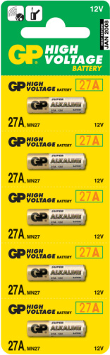 Батарейка GP SUPER 27A BL5 1шт