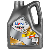 Моторное масло Mobil SUPER 3000 X1 5W-40 4л